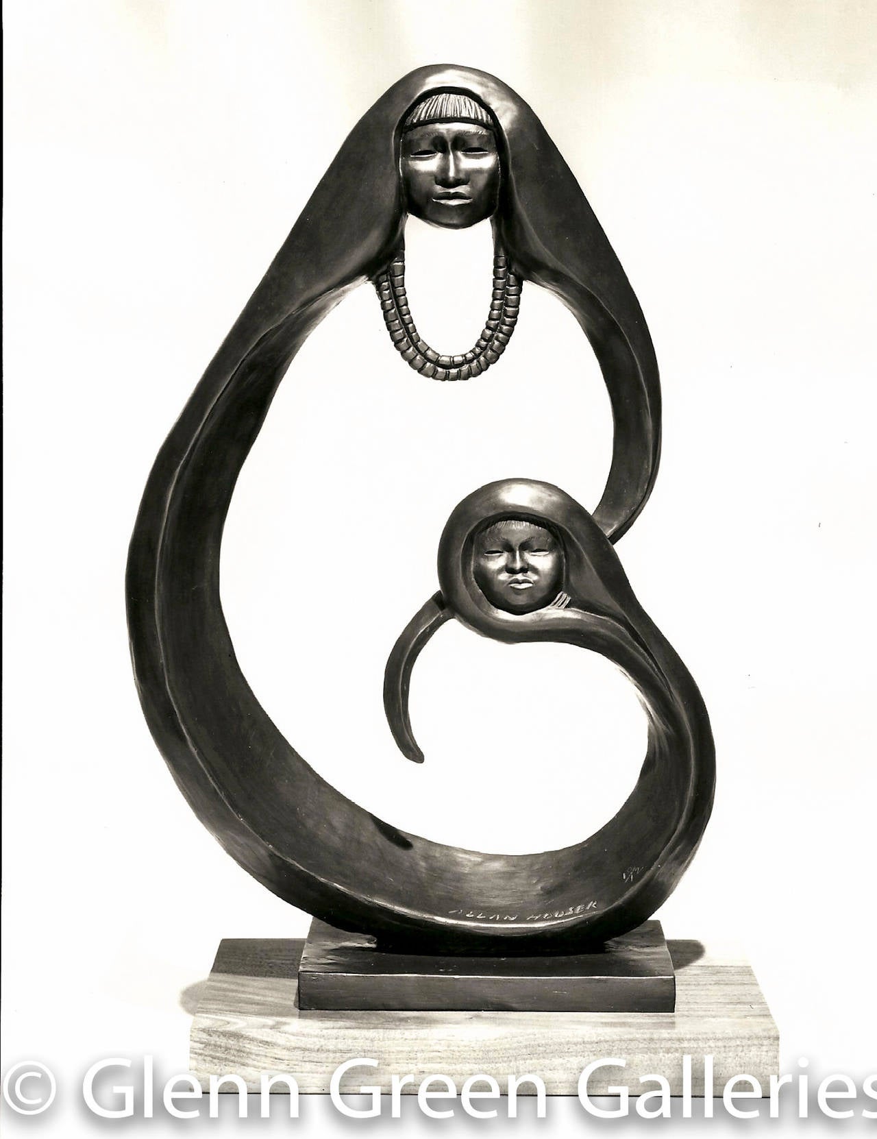 Allan Houser Abstract Sculpture - Pueblo Mother