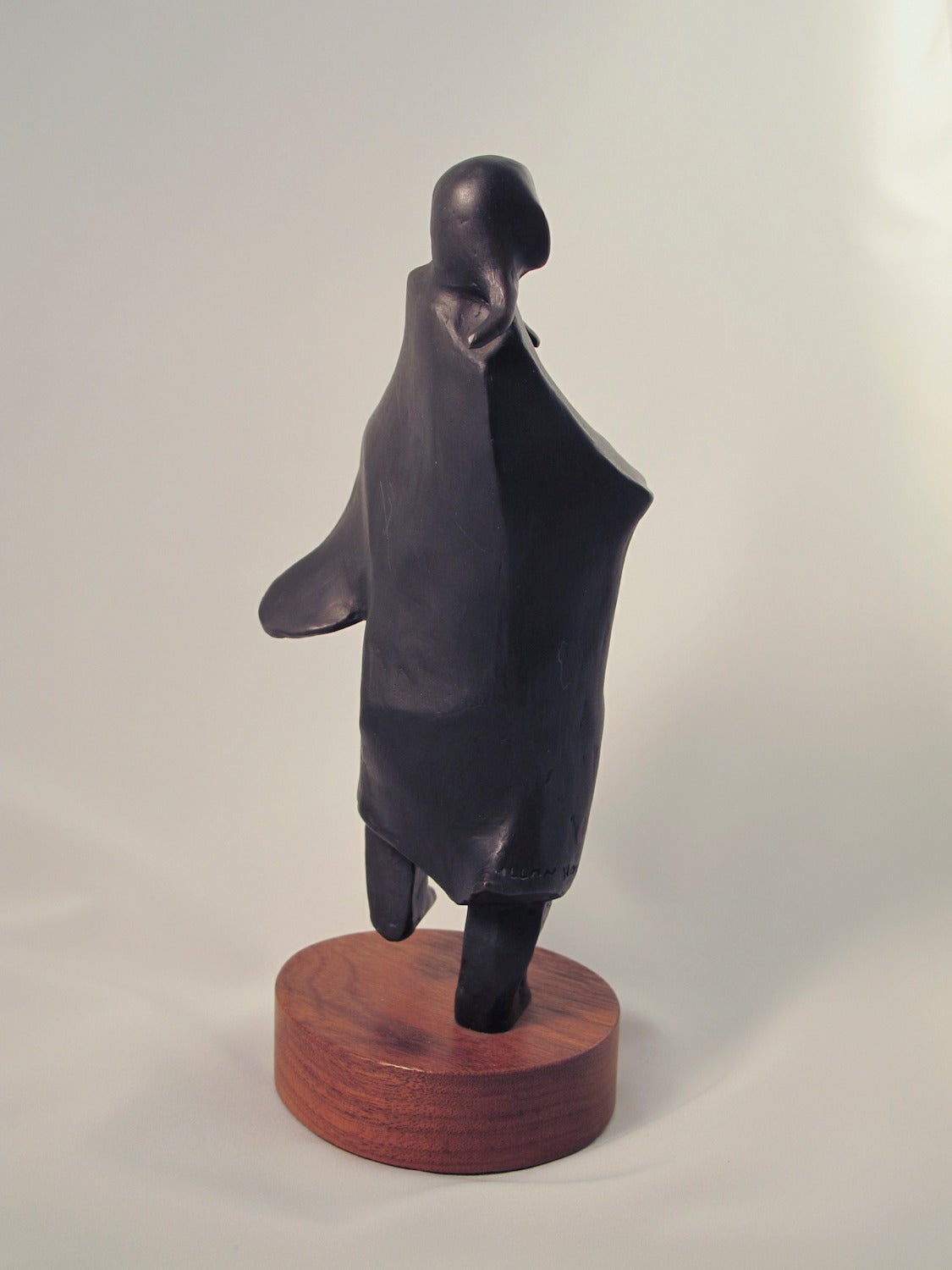 Plains Shawl Dance - Gold Figurative Sculpture by Allan Houser