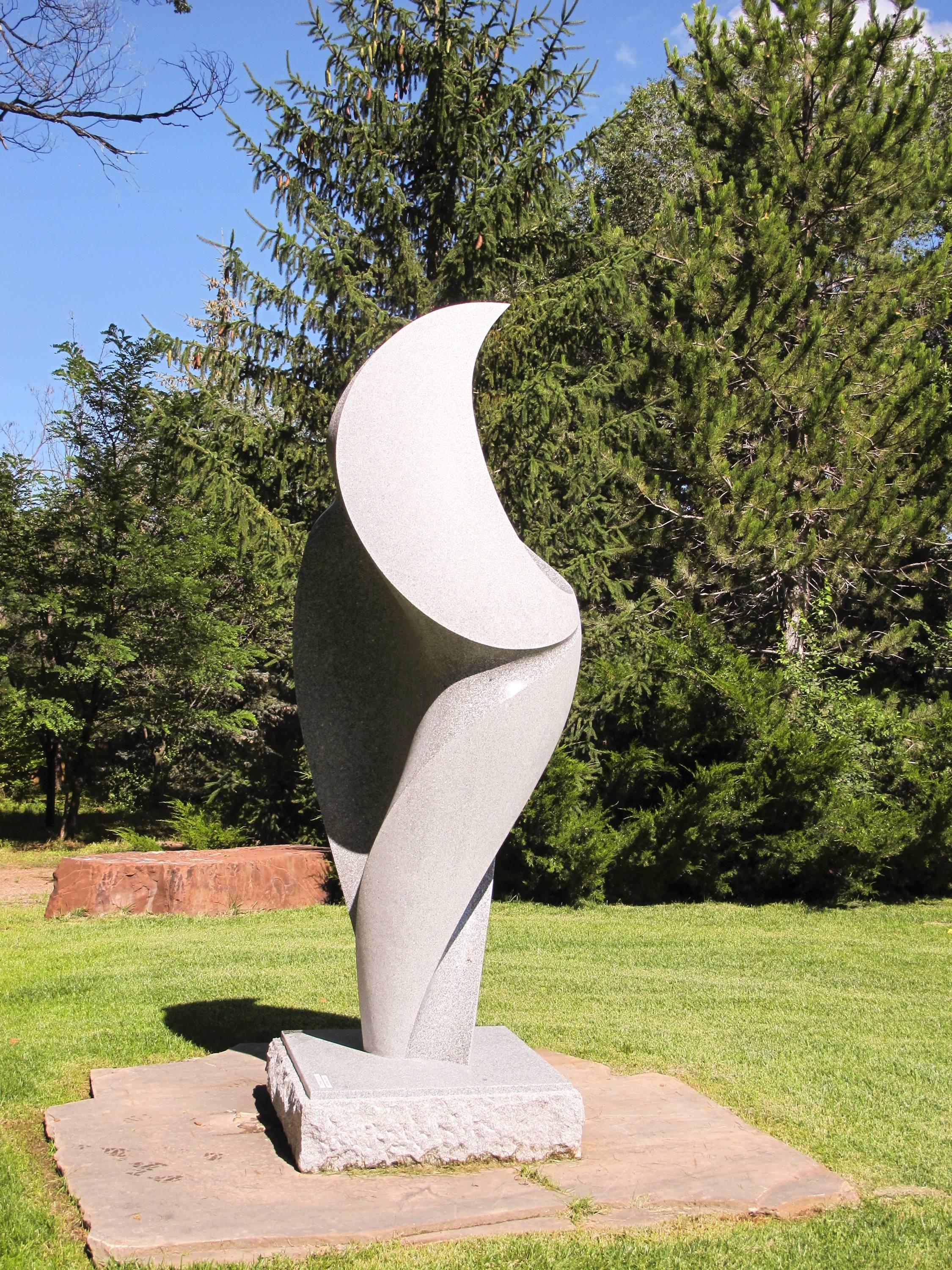 Silhouette Embraced, by Khang Pham-New monumental abstract granite sculpture 

Silhouette Embraced, monumental abstract granite sculpture by Khang Pham-New
honed and polished granite

Additional shipping time may be required depending on the