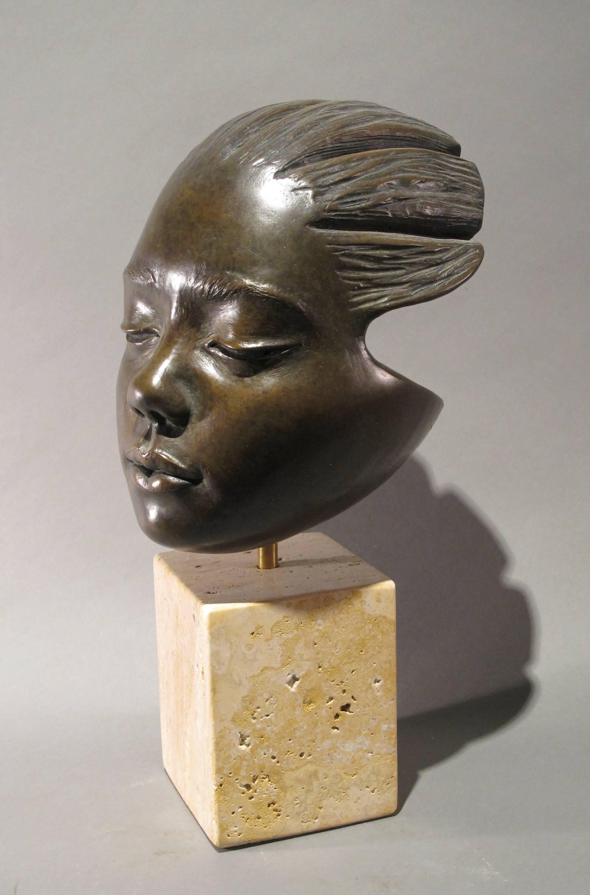 Troy Williams Figurative Sculpture - Listen