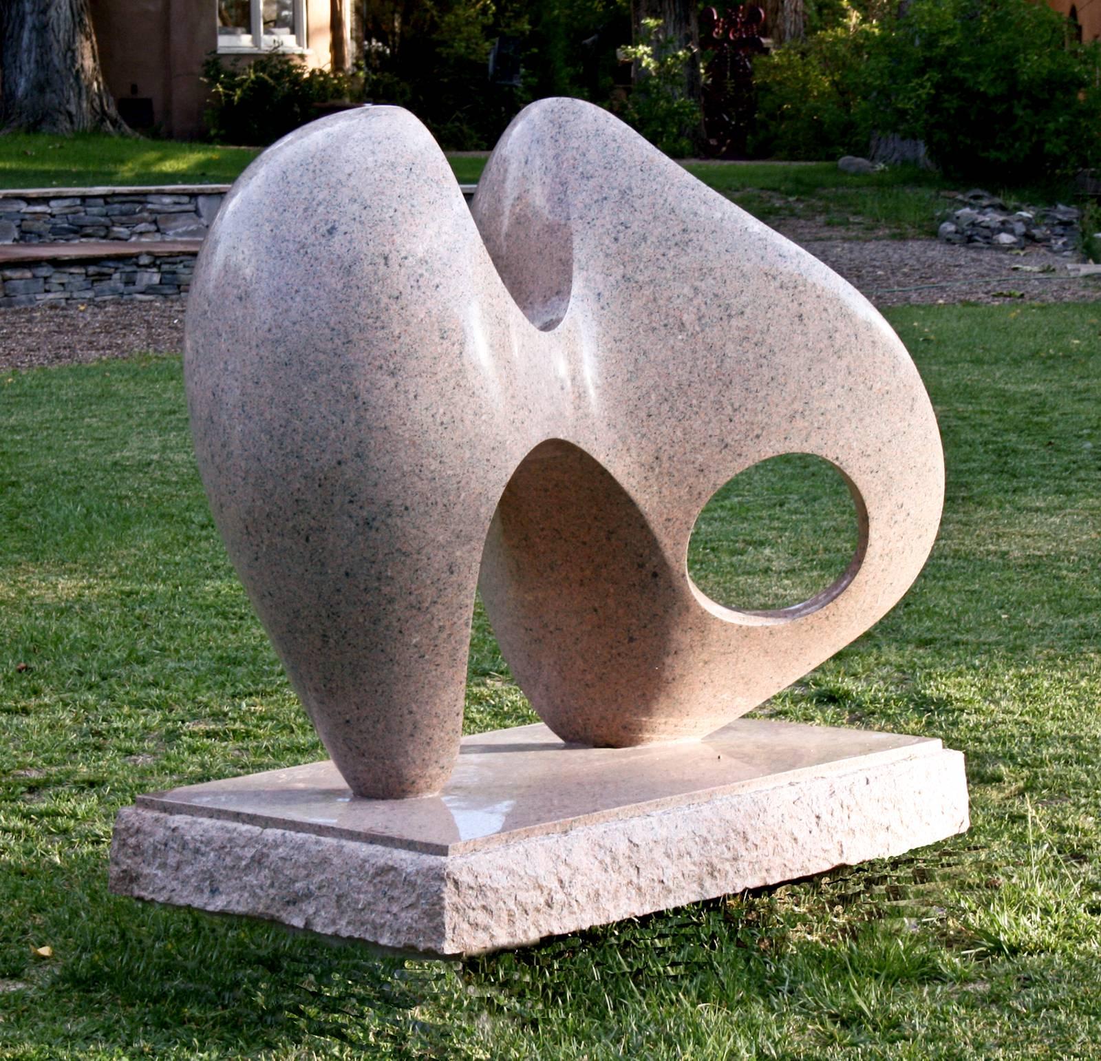 Dance With Wisdom, Khang Pham-New, granit, abstrait, sculpture, extérieur, intérieur en vente 2