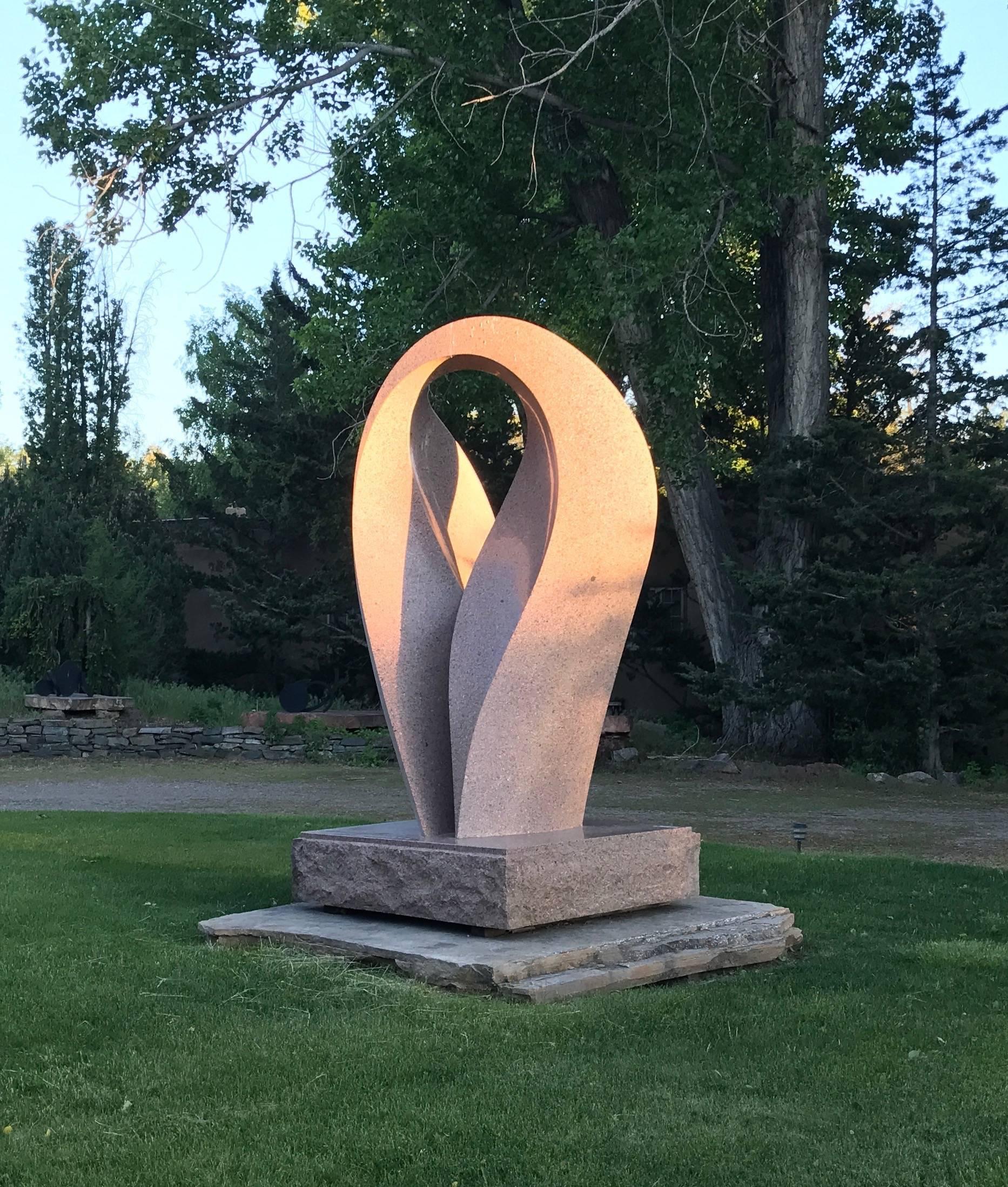 Untitled, by Khang Pham-New, contemporary, abstract, granite sculpture, outdoor  For Sale 2