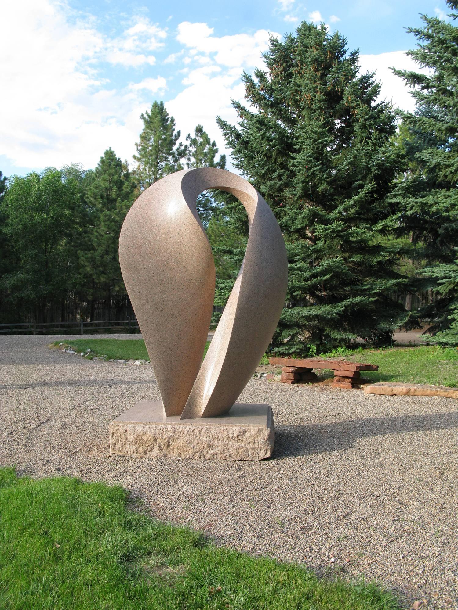 Untitled, by Khang Pham-New, contemporary, abstract, granite sculpture, outdoor  For Sale 10