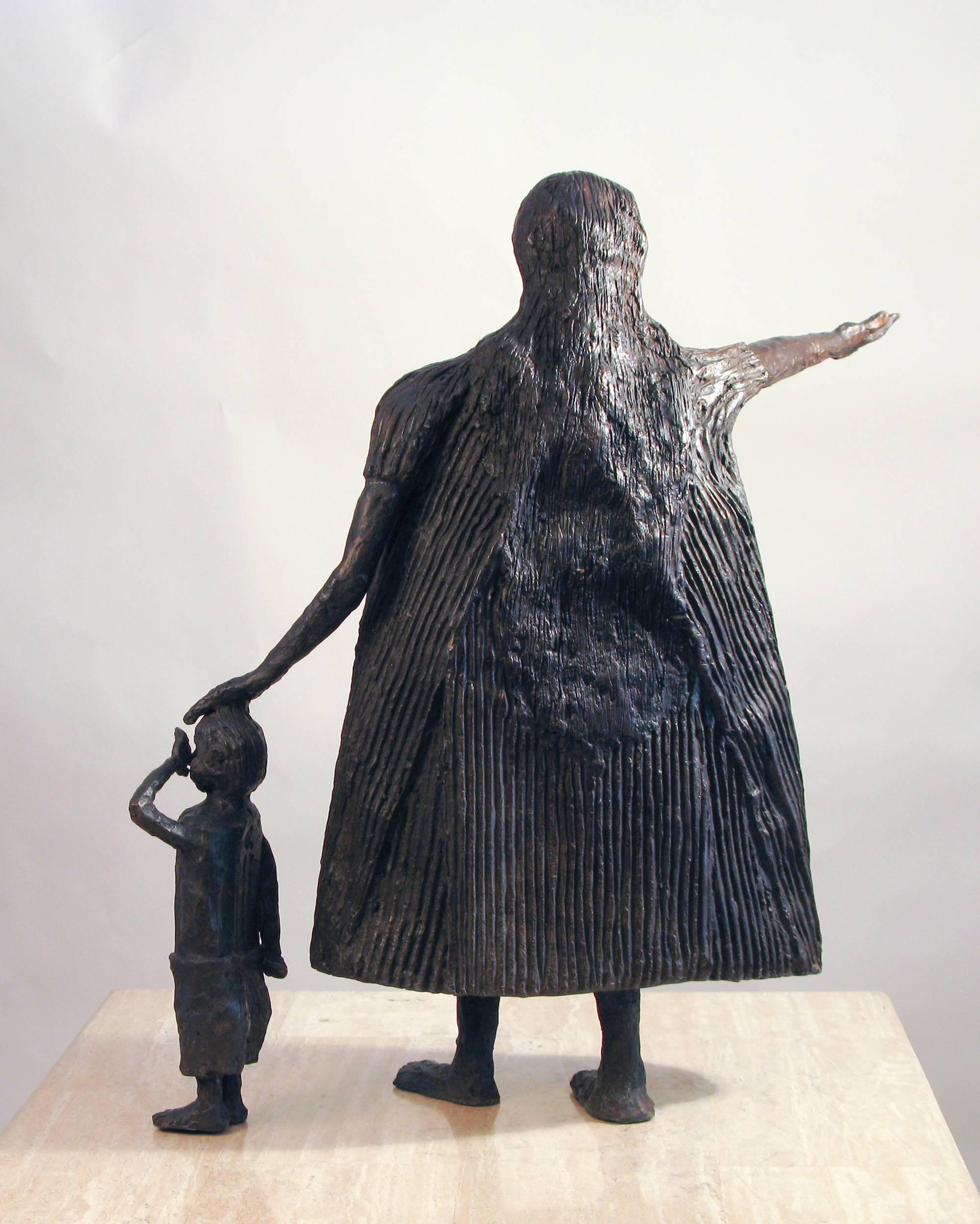 Reaching for the Future - Sculpture by Eduardo Oropeza
