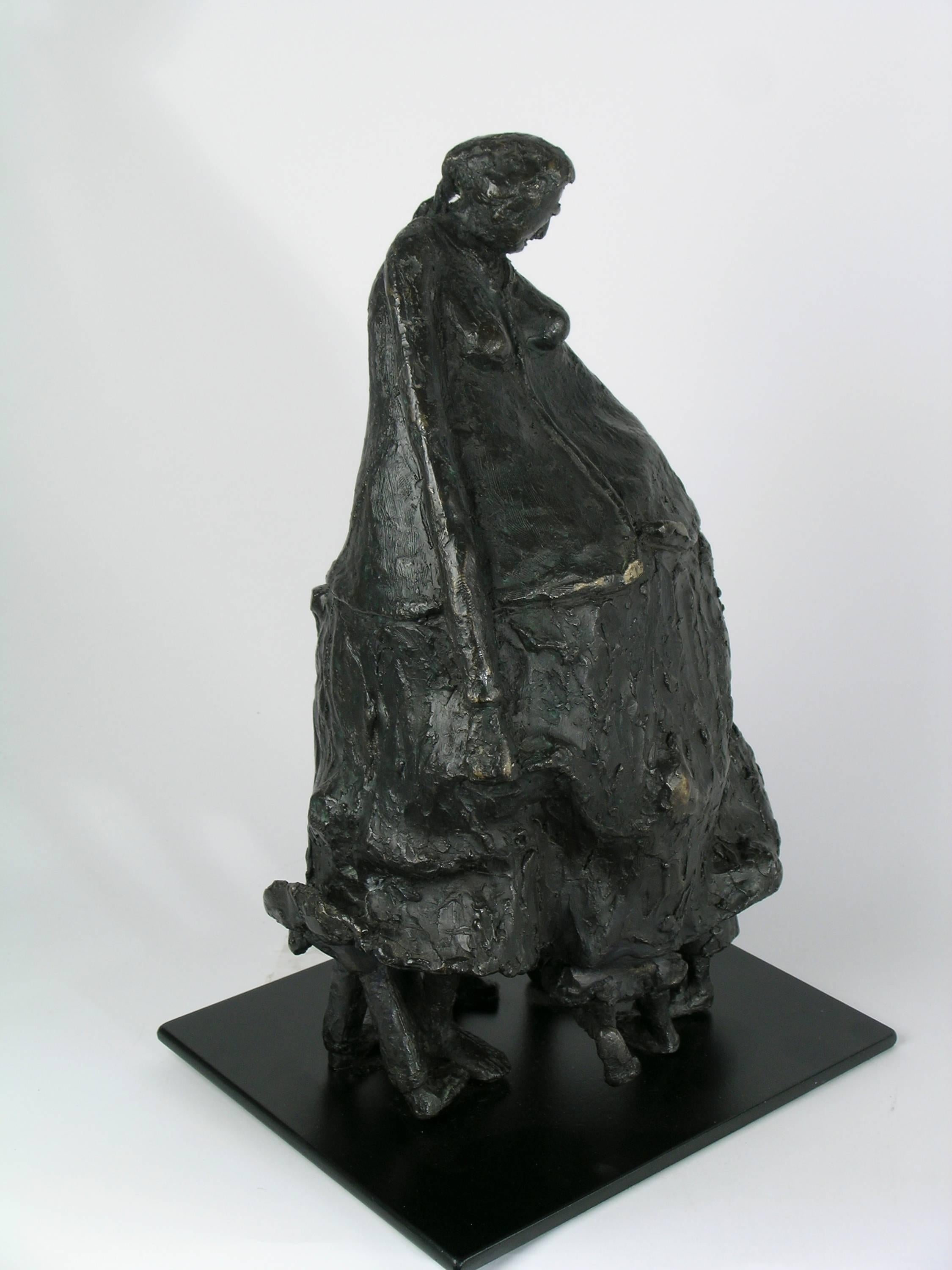 Los Niños (I bambini) - Sculpture Contemporaneo di Eduardo Oropeza