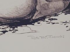 Shime, Navajo-Frauen mit Kindlithographie