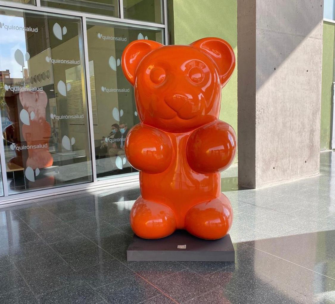 Demo Figurative Sculpture - Gummy Bear, Orange