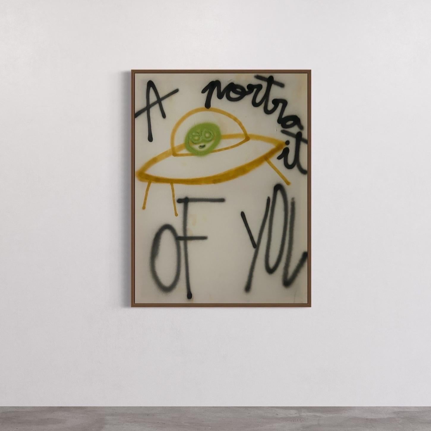 CONTEMPORARY Abstract Artwork A portrait OF YOU by Ed Warner 2023 3