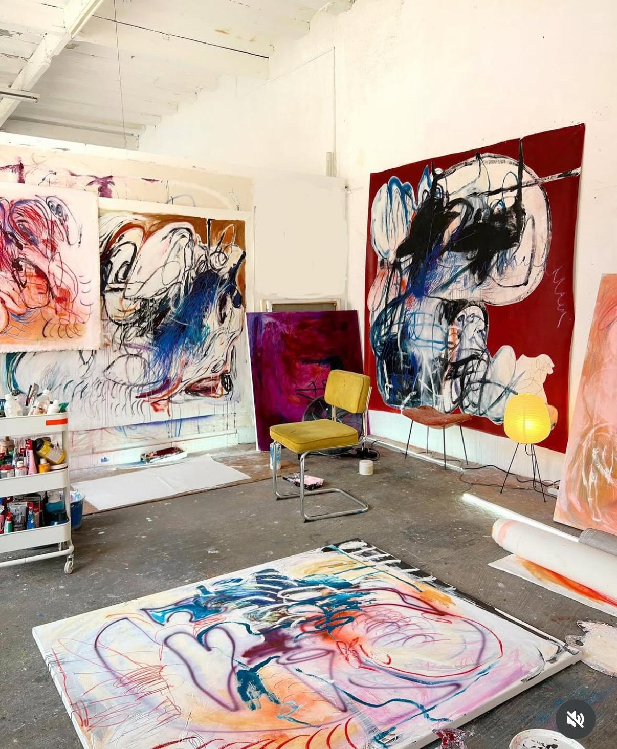 ABSTRACT Grande opera d'arte contemporanea canadese Sophie Bigli 2024 in vendita 3