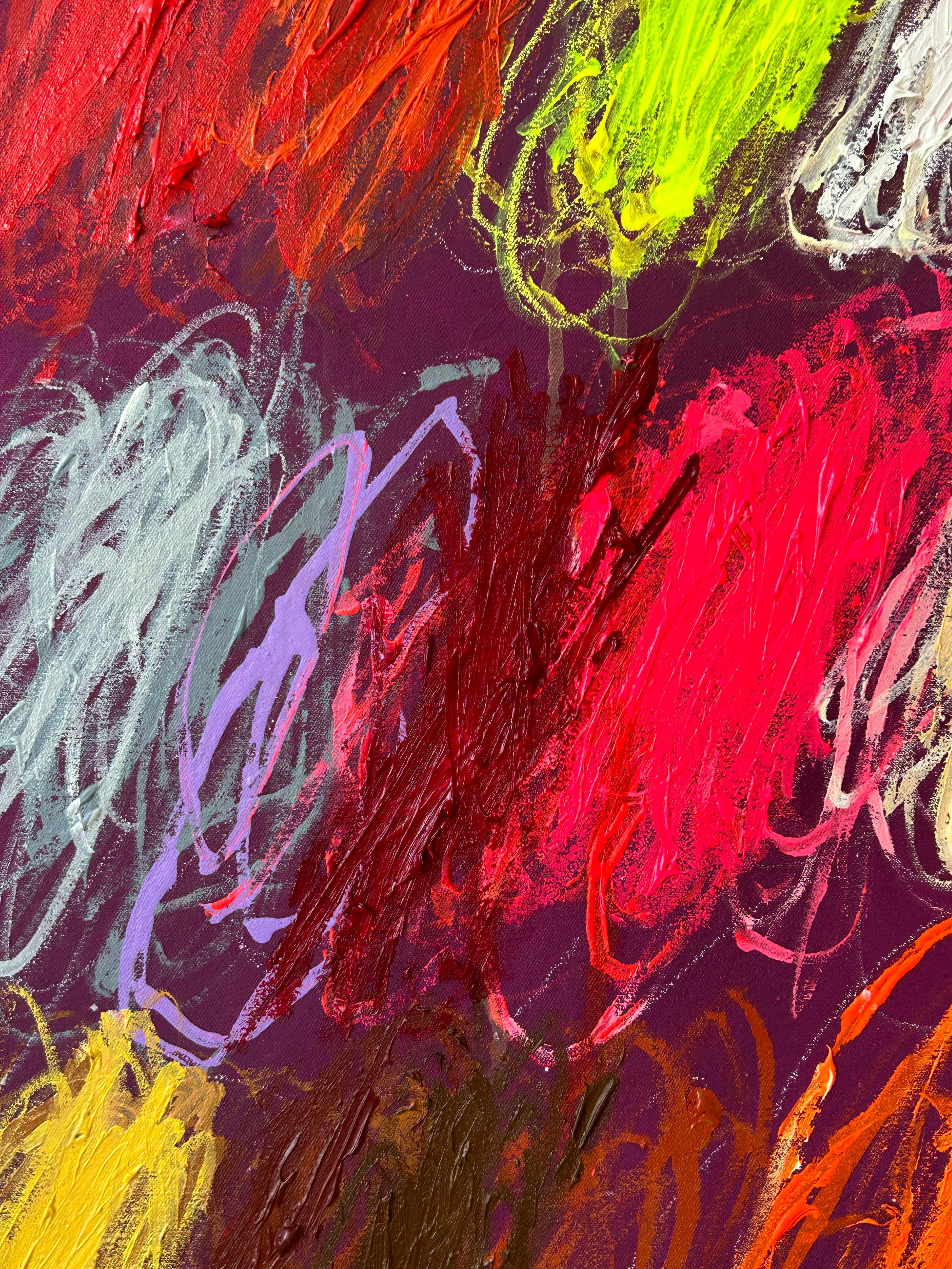 Contemporary New Abstract Artwork Colors Artista Christina Gschwantner 2024 2