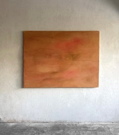 Contemporary Minimalist Landscape Earth Abstract Painting Canvas Tete Alurralde