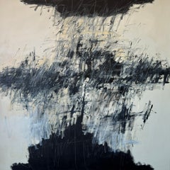 Denis Ymeri, Large Contemporary Expressionism Abstract Painting Mixed Media