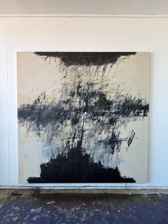 Denis Ymeri, Large Contemporary Expressionism Abstract Painting Mixed Media