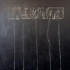 Denis Ymeri, Large Contemporary Expressionism Abstract Painting Mixed Media