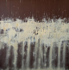 Denis Ymeri, Large Contemporary Expressionism Abstract Painting Mixed Media
