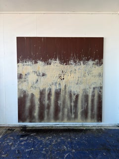 Denis Ymeri, Large Contemporary Expressionism Abstract Painting Mixed Media