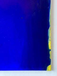 Gabriele Meunie Contemporary Abstract in Blue Large Painting