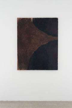 Emma Labattaglia: pittura astratta contemporanea nei toni del marrone scuro, del nero e del verde