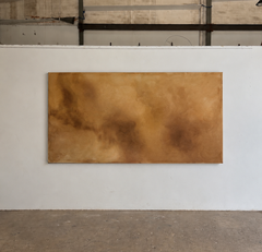 Teté Alurralde Contemporary Ochre Abstract Painting, 2026