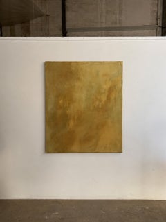 Teté Alurralde Ochre, Mustard and Earth-Tone Abstract Painting