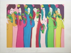 Walasse Ting -- Ladies in a Row (Les femmes en rang d'oignons)