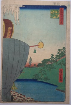 La processione del Festival di Sanno a Kojimachi 1-chome - Cento vedute famose di Edo