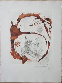 Salvador Dalí­ -- Theseus from The Mythology suite