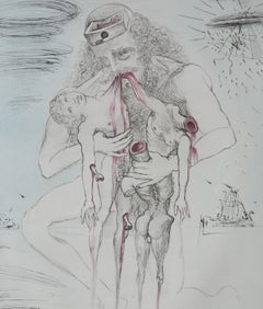Salvador Dalí­ -- Saturn from The Mythology suite