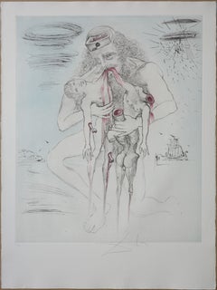 Salvador Dalí­ -- Saturn from The Mythology suite