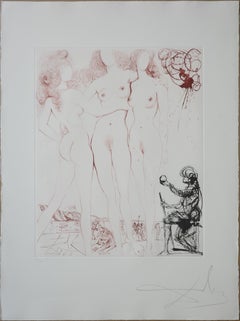 Salvador Dalí­ -- The Judgement of Paris from The Mythology suite