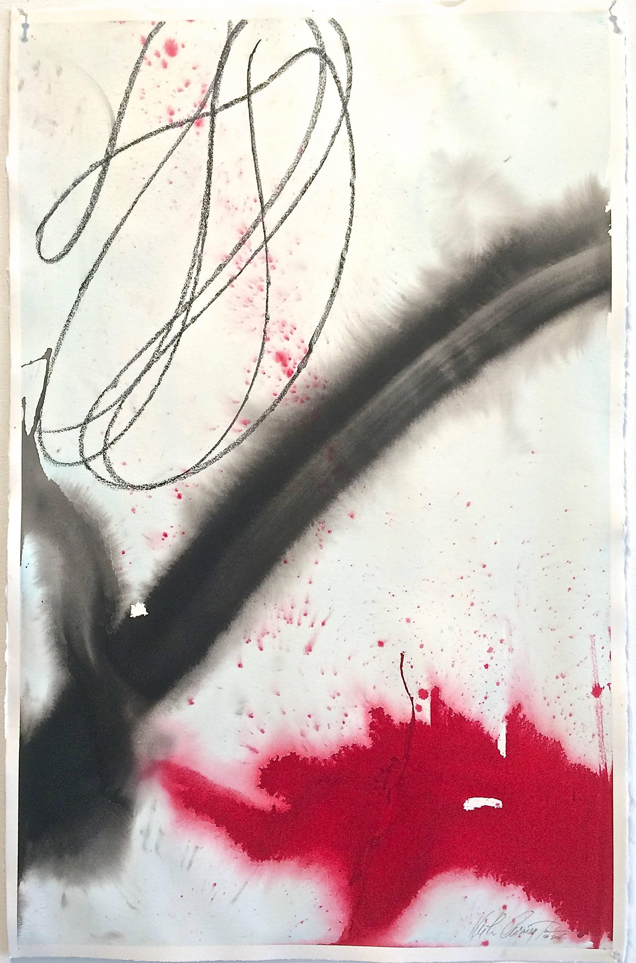 Keith Carrington Abstract Drawing - "Invocation to Love" 