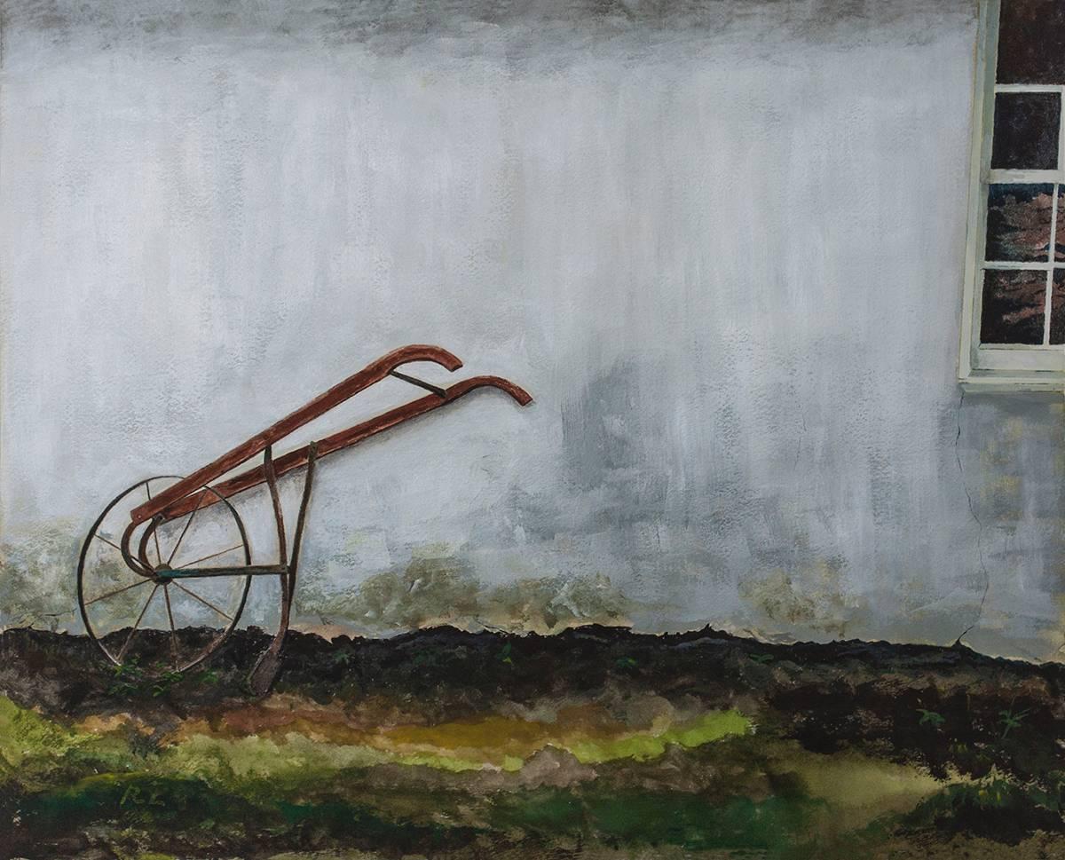 Richard Levine Landscape Painting - "Plow"