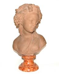 Terra-cotta Bust of a Young Girl