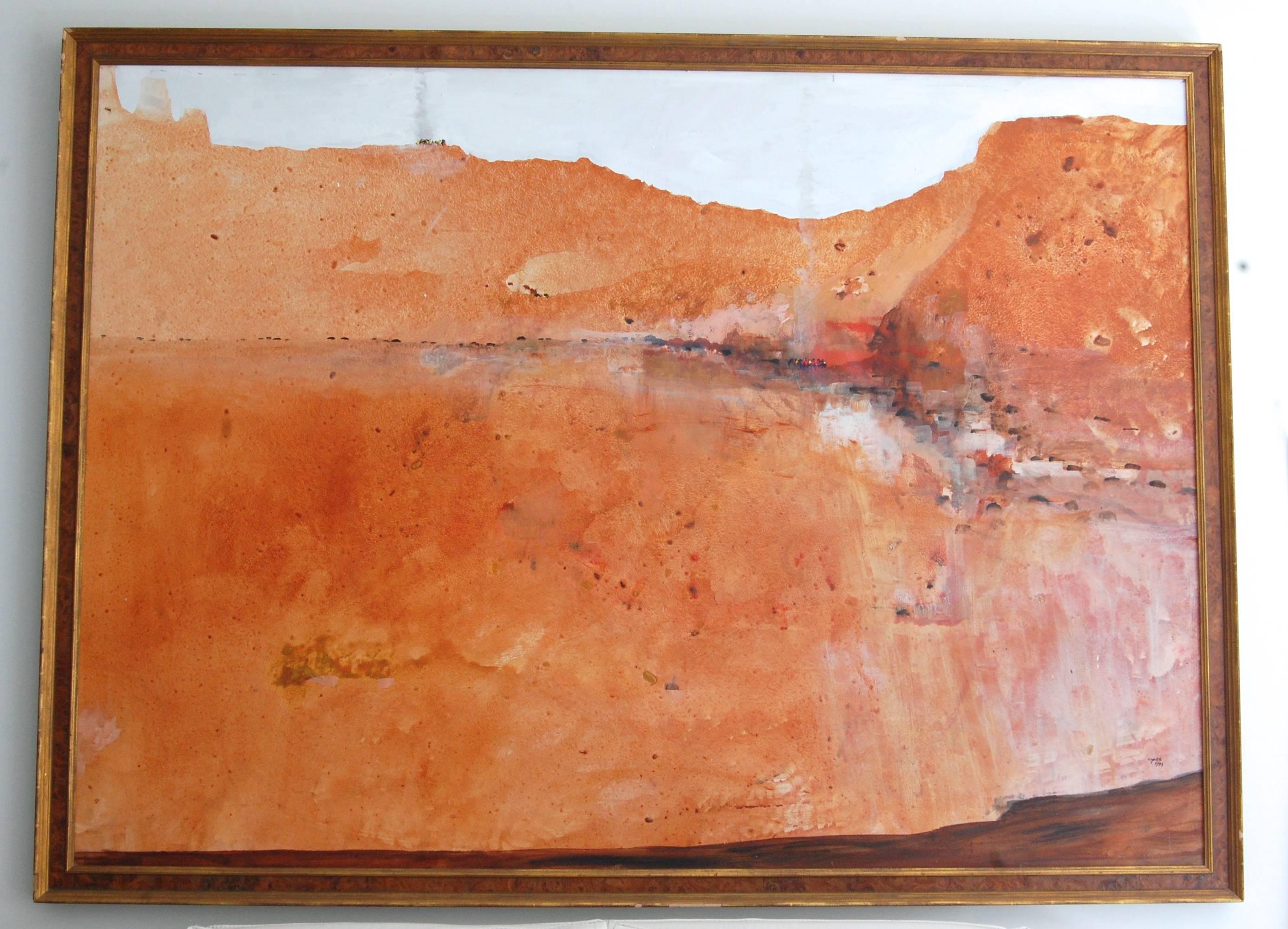 Albert Anderson Clymer Abstract Painting -  Mountain View  