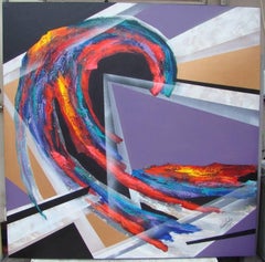 "Vortex" Large Abstract Expressionist