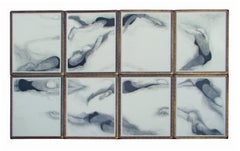 frank troia Swimmers Large Eight-Panel Painting Drawing