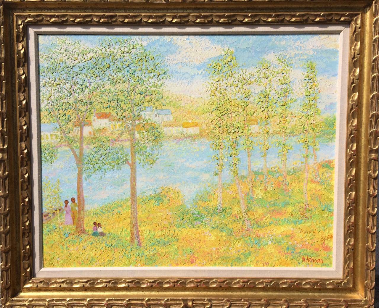 Harry Somers Landscape Painting - River view