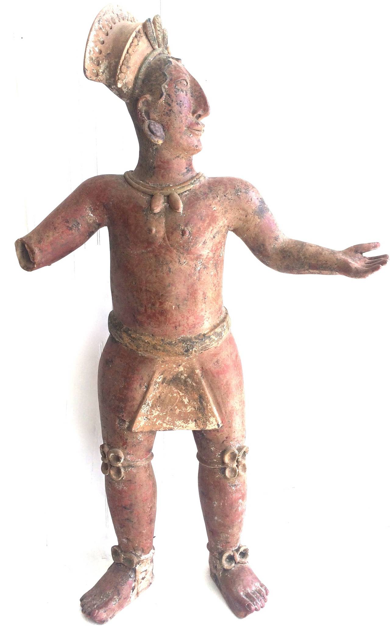Walter Mayan Clay Sculpture, Clay Sculpture For Sale at
