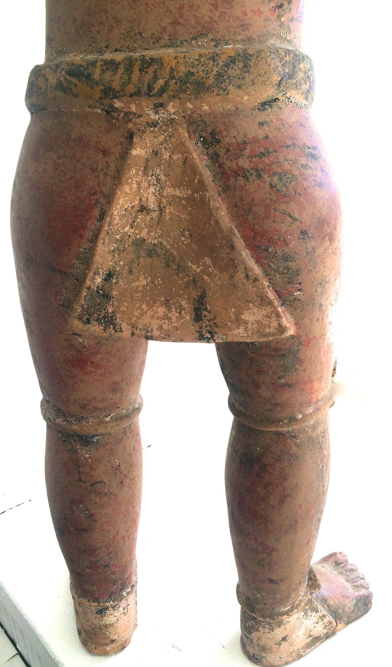 Walter Mayan Clay Sculpture, Clay Sculpture For Sale at