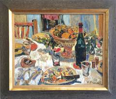 Still Life with Wine bottle