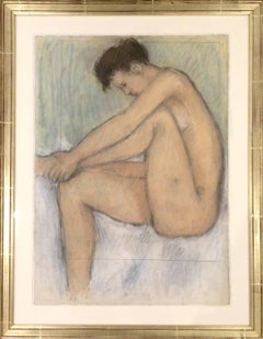 Sitting Nude Drawing 