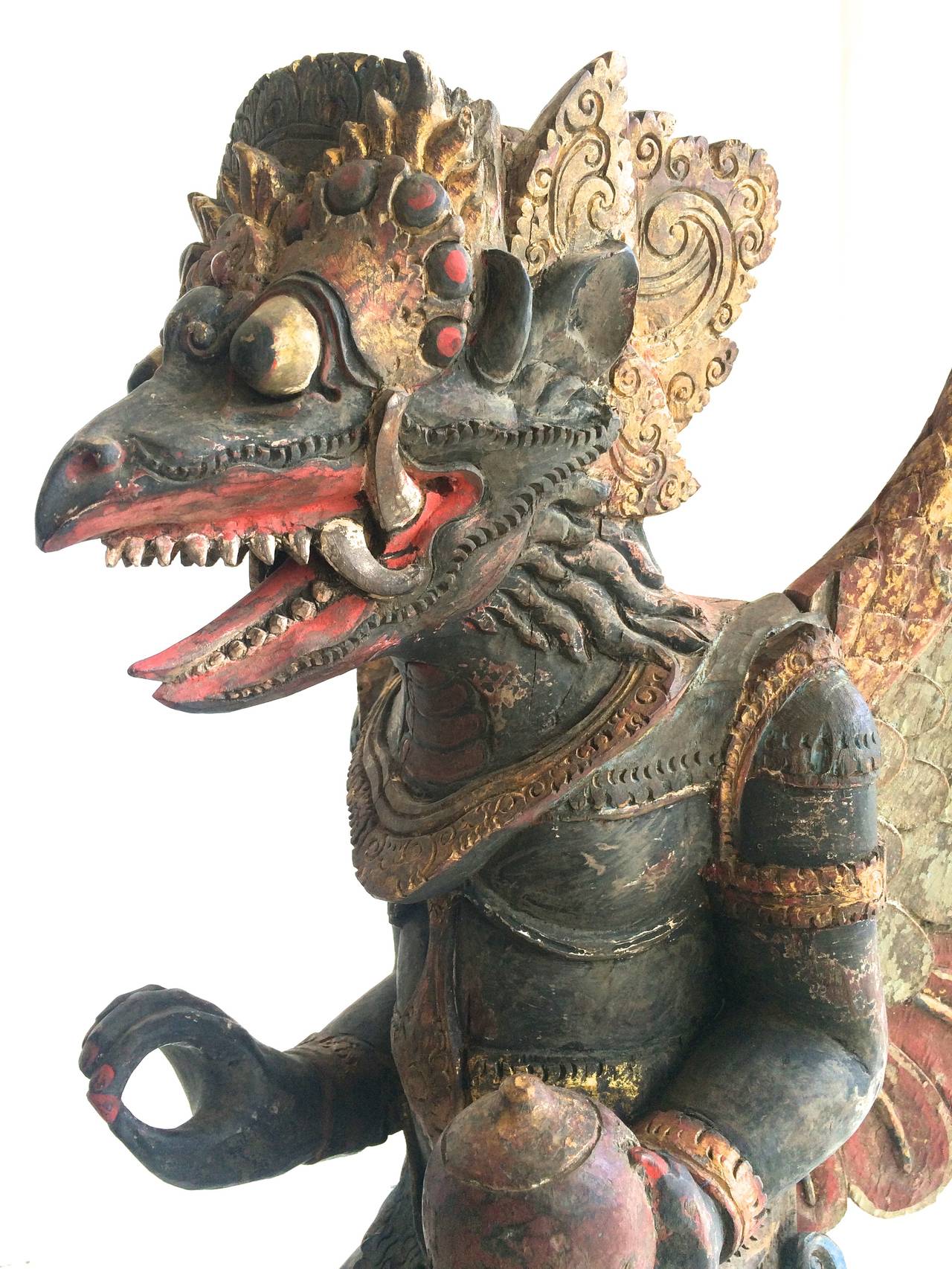 Garuda Temple Sculpture 19th Century Bali 1
