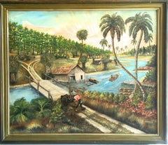 Paisaje con el río Mississippi