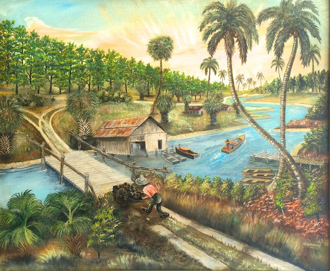 Mississippi River  - Painting by Soul Heymond