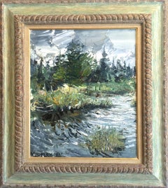 Landscape With Trees  Abstract Expressionist
