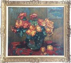 Still Life with Chrysanthemums