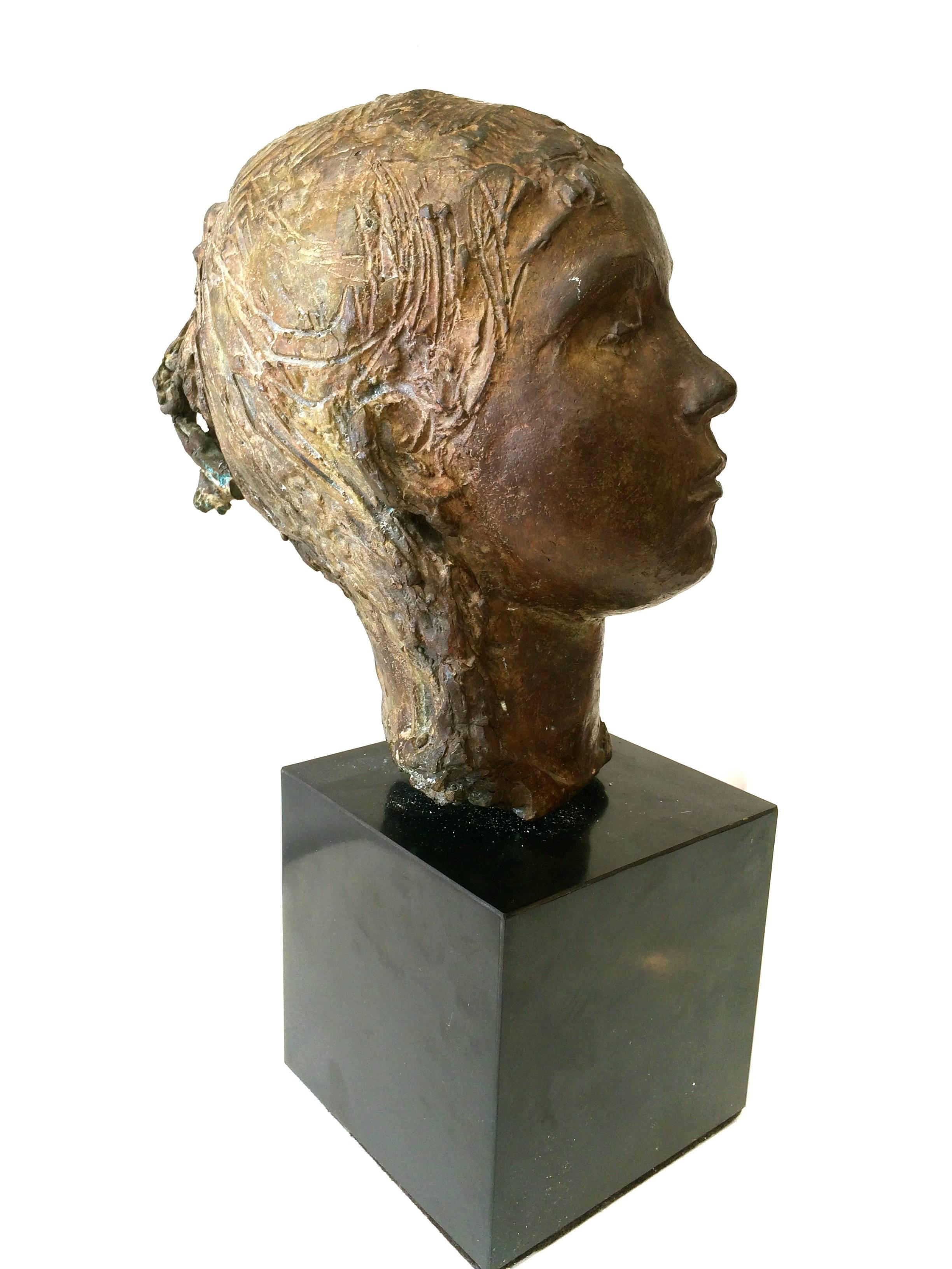  Young Girl Bronze Sculpture Dorothea Schwarcz Greenbaum 2