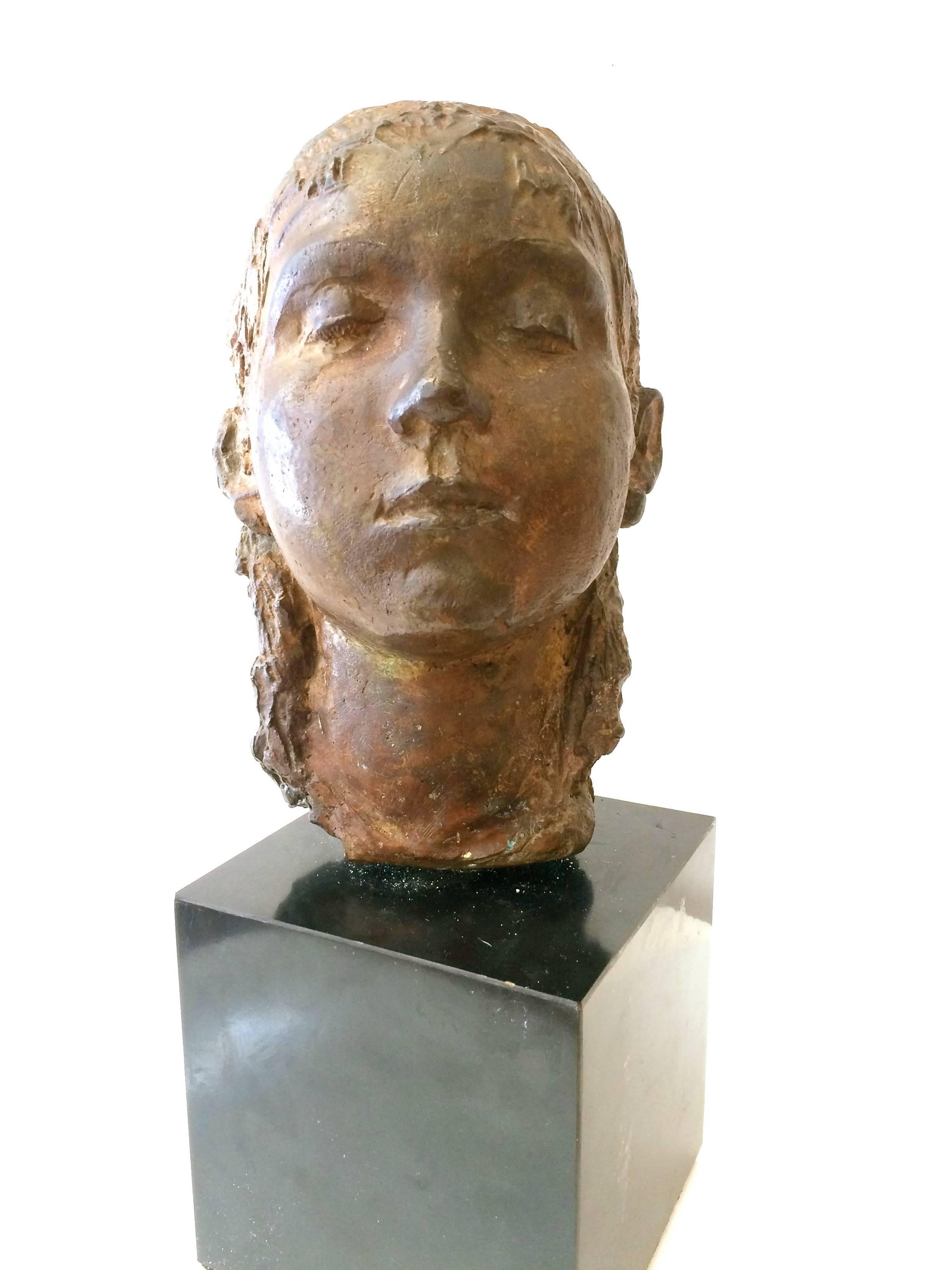  Young Girl Bronze Sculpture Dorothea Schwarcz Greenbaum 3