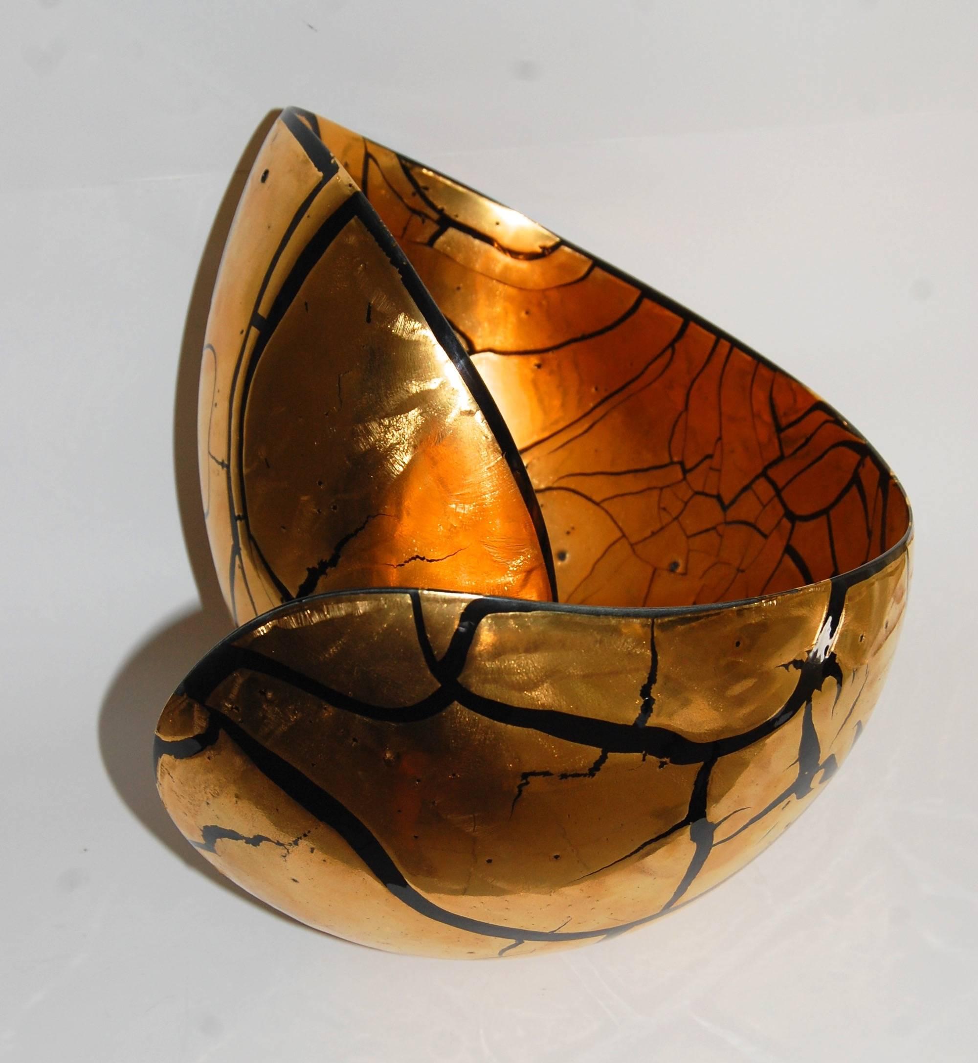 Large Ceramic Gold Sculpture 2