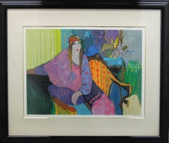 Woman in the chair limited edition lithograph